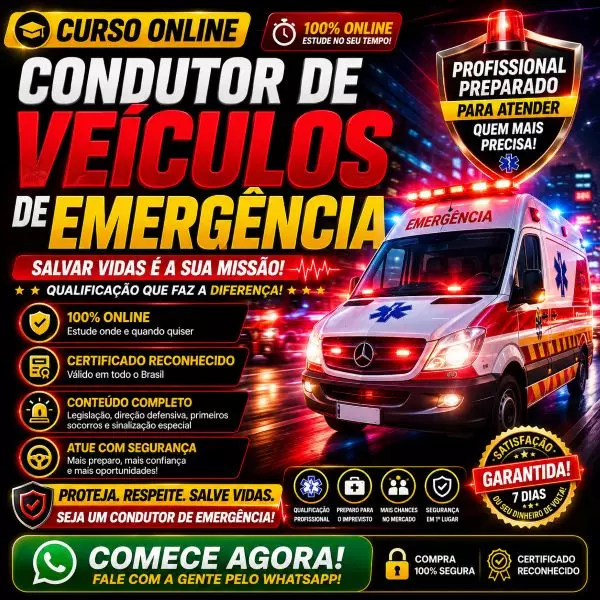 Curso Condutor de Veículos de Emergência - CVE