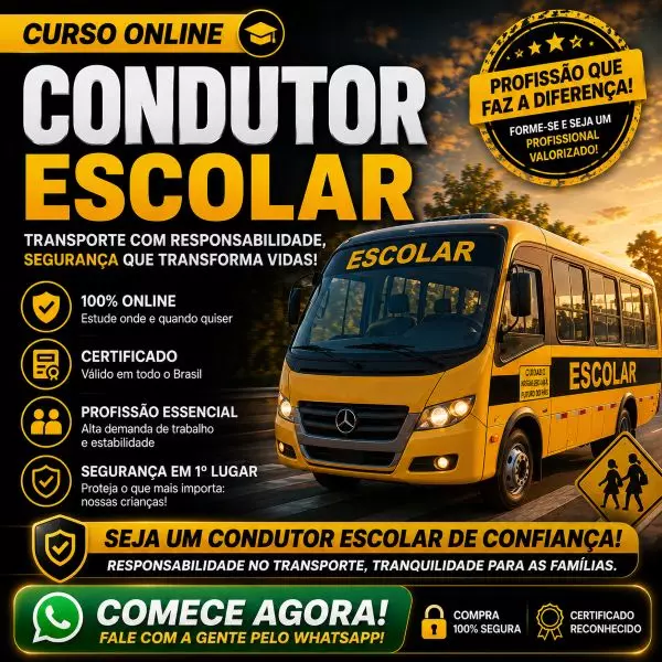 Curso Condutor de Transporte Escolar